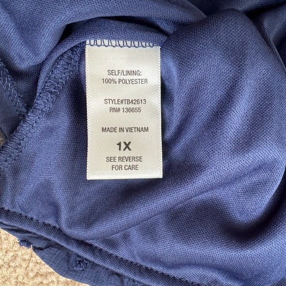 BEACON APPAREL Clipdot blouse size 1X - Picture 7 of 8